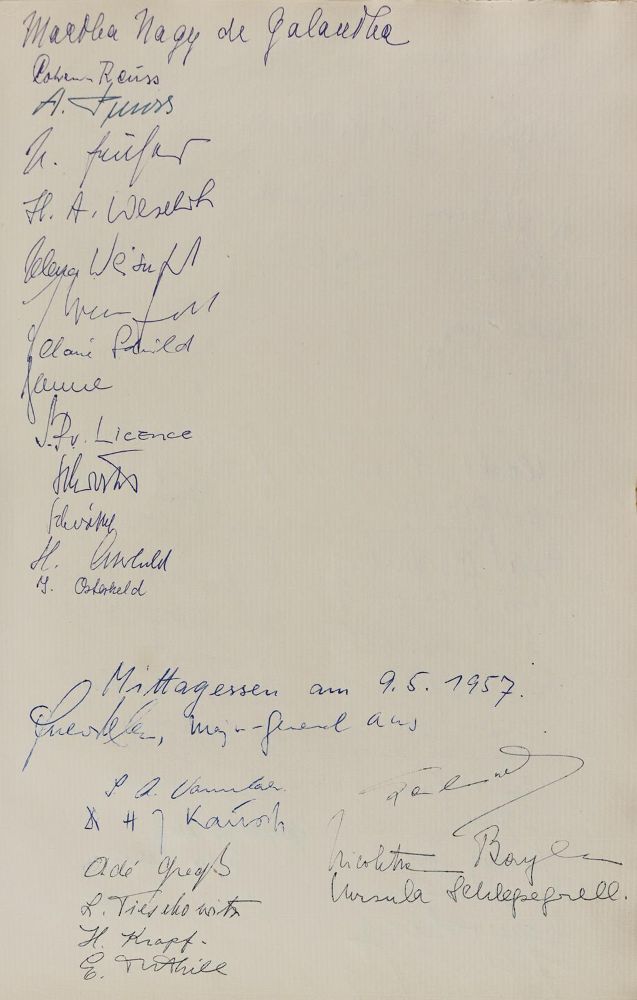 Große Abbildung Nr.3: 124-1935 Gästebuch: (Autographen)