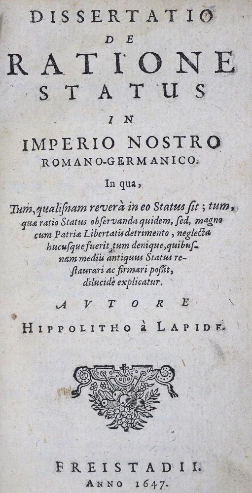 Große Abbildung Nr.2: 124-194 Lapide,H.de (d.i. B.P.de Chemnitz).: (Alte Drucke, Handschriften und Theologie)