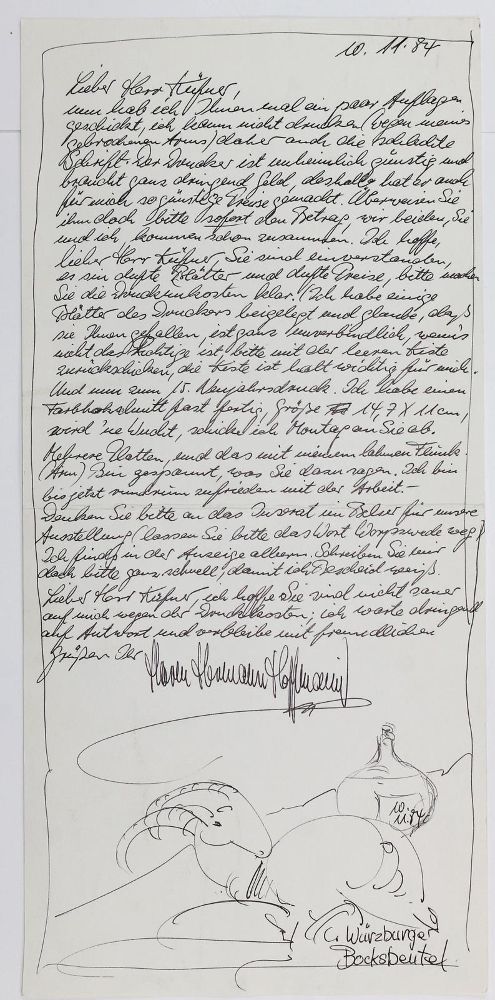 Große Abbildung Nr.3: 124-1940 Hoffmann, Hermann Harm: (Autographen)