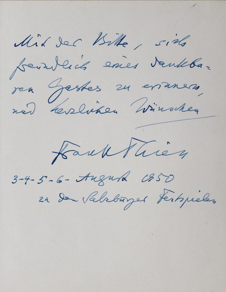 Große Abbildung Nr.1: 124-1959 Thiess, Frank,: (Autographen)