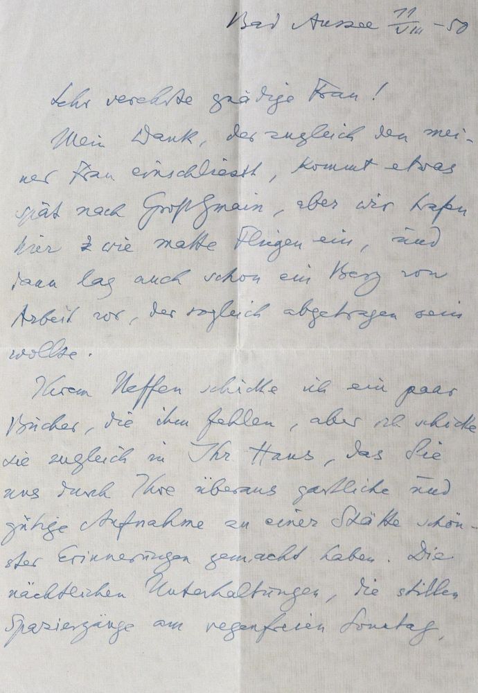 Große Abbildung Nr.2: 124-1959 Thiess, Frank,: (Autographen)