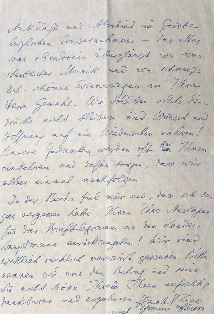 Große Abbildung Nr.3: 124-1959 Thiess, Frank,: (Autographen)
