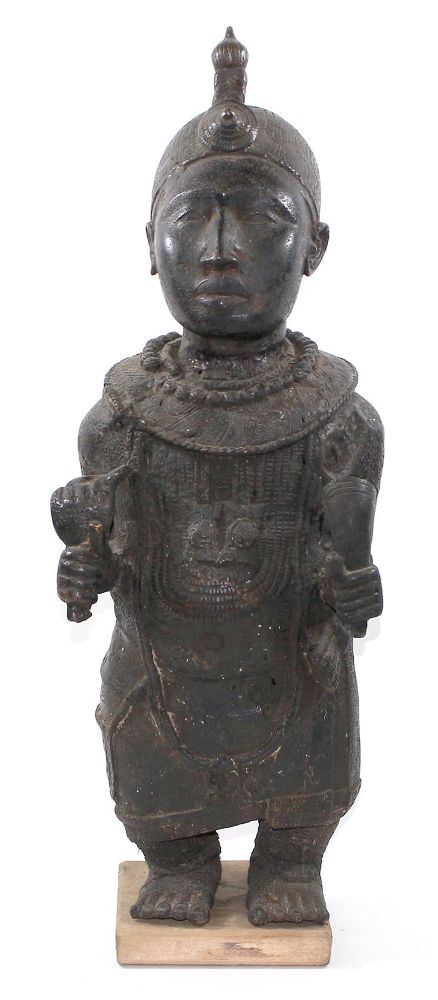 Große Abbildung Nr.1: 124-2020 Benin Bronze.: (Afrika)