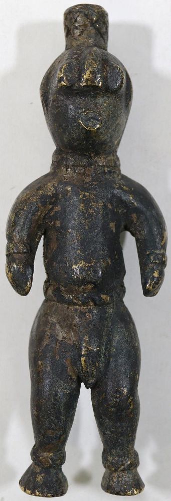 Große Abbildung Nr.1: 124-2021 Bronzefigur Elfenbeinküste.: (Afrika)