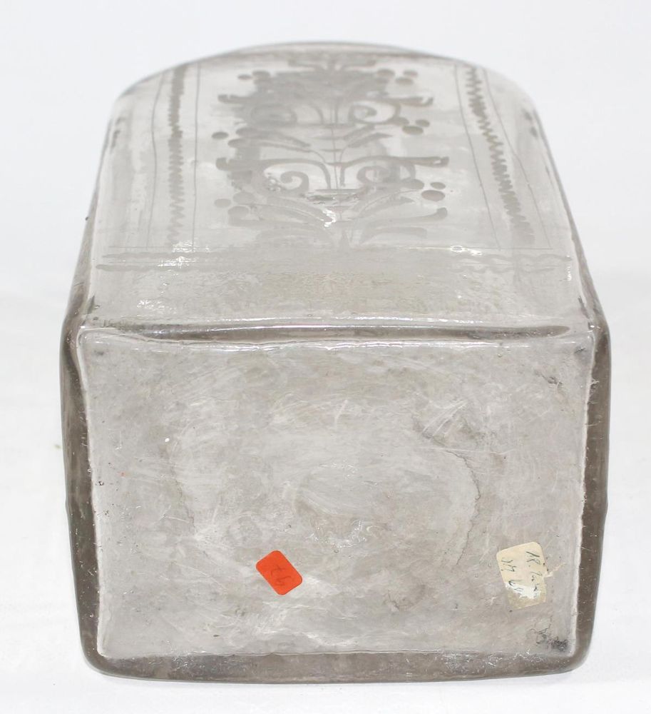 Große Abbildung Nr.5: 124-2071 Schnapsflasche wohl Böhmen: (Apothekenwesen, Glas)