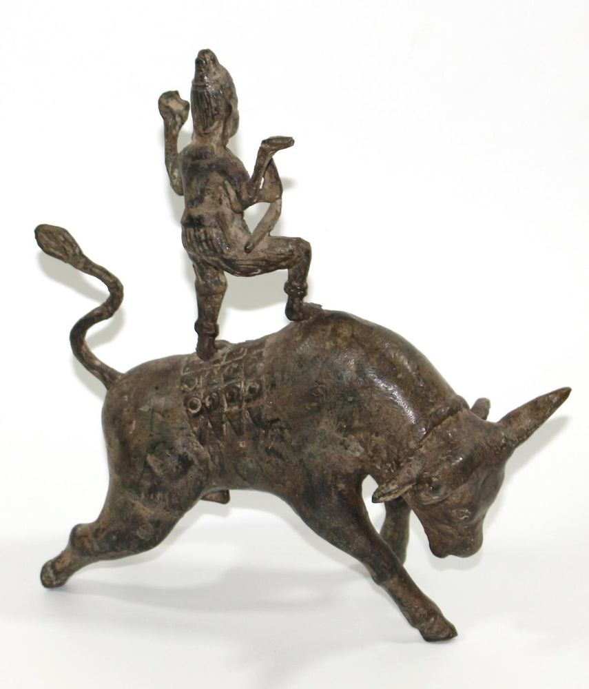 Große Abbildung Nr.2: 124-2087 Buddha auf Stier: (Asiatika)