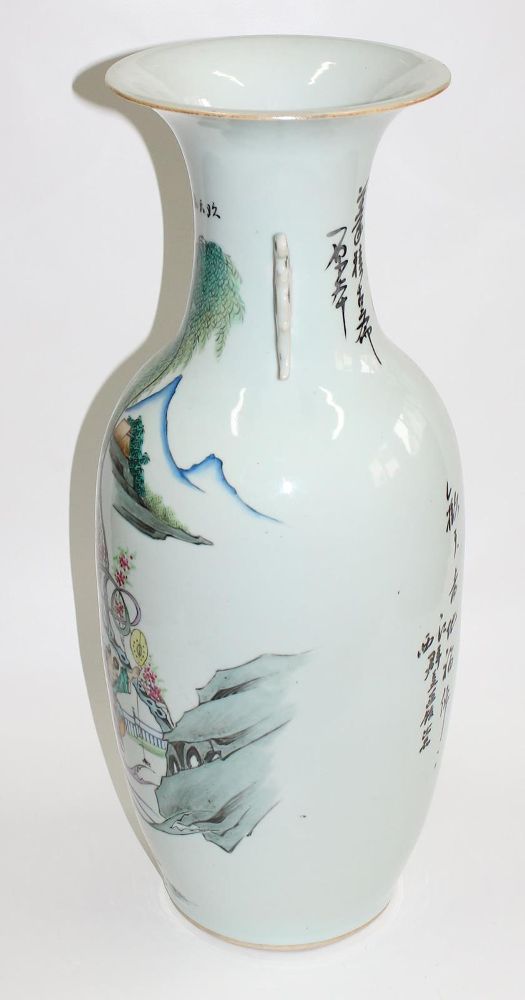 Große Abbildung Nr.3: 124-2104 China Vase wohl 19. Jh.: (Asiatika)