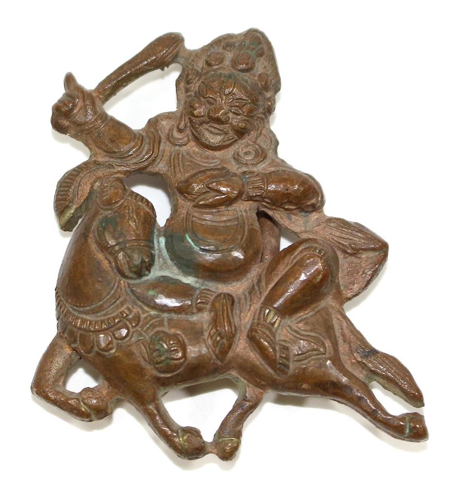 Große Abbildung Nr.1: 124-2113 Hayagriva Gürtelschnalle: (Asiatika)