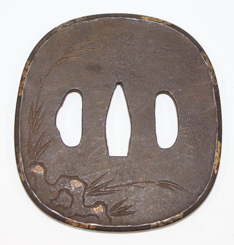 Große Abbildung Nr.2: 124-2124 Tsuba Japan Edo-Zeit: (Asiatika, Japan)