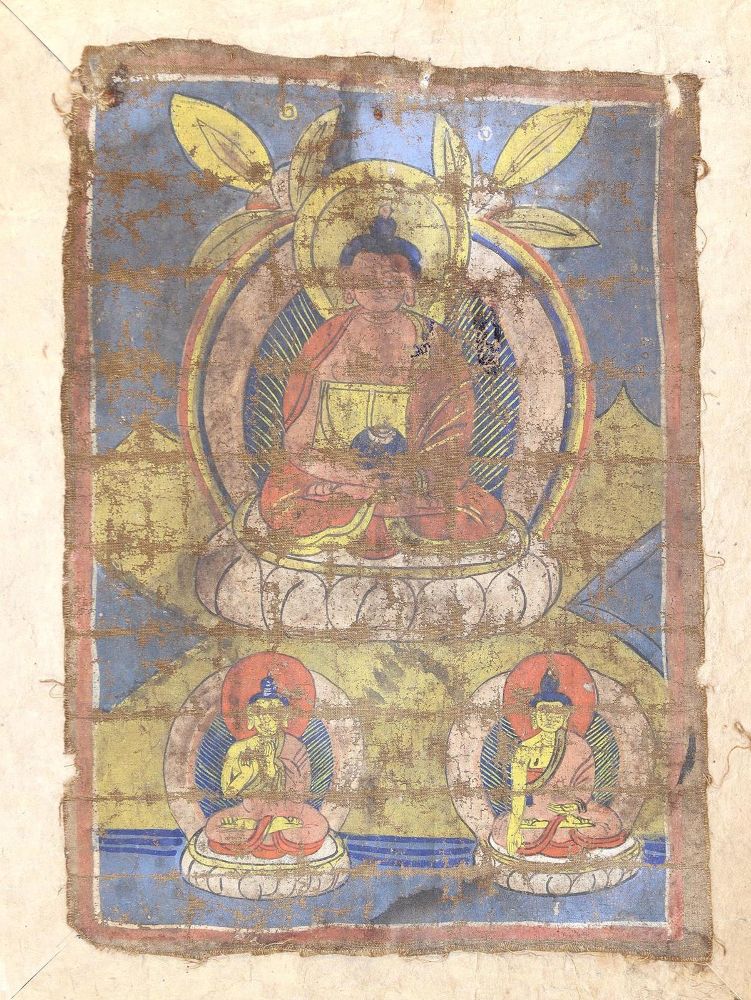 Große Abbildung Nr.2: 124-2135 Miniaturthangka.: (Asiatika)