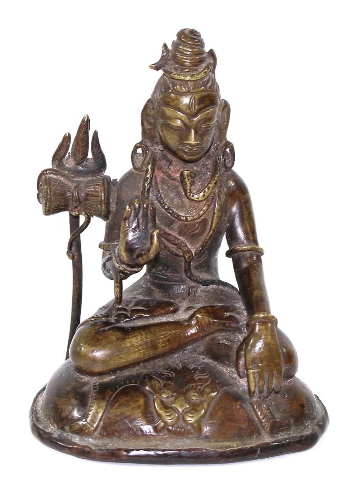 Große Abbildung Nr.1: 124-2145 Shiva Nepal 18./19.Jh.: (Asiatika)