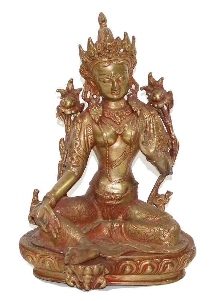 Große Abbildung Nr.1: 124-2147 Tara Bronze: (Asiatika)