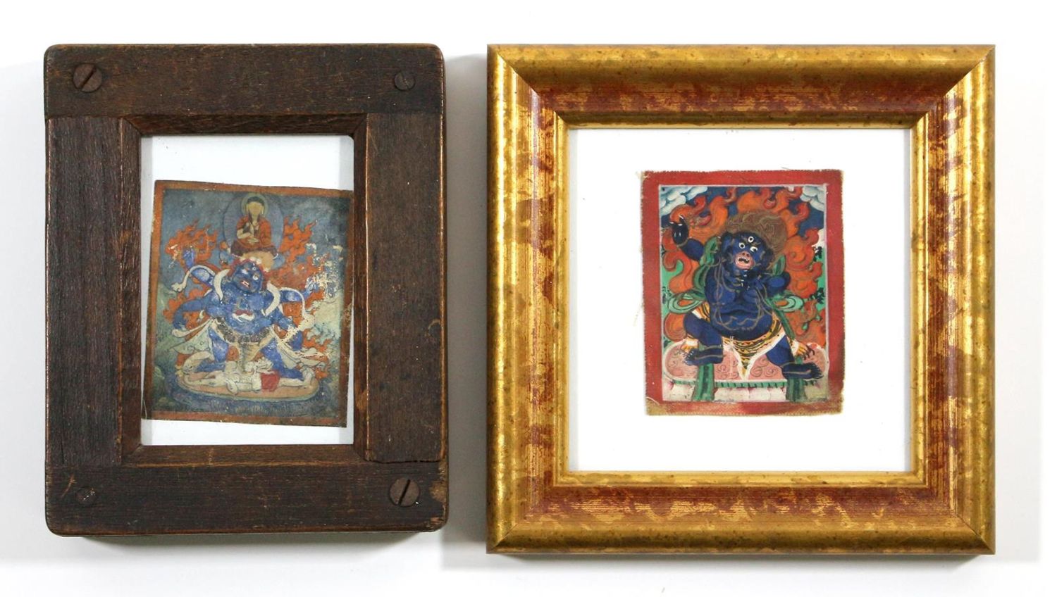 Große Abbildung Nr.1: 124-2152 Miniaturthangkas: (Asiatika, Thangka)
