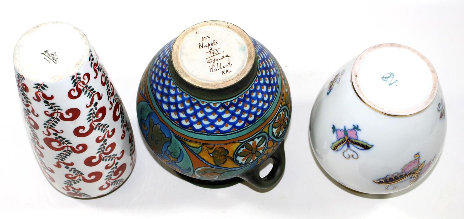 Große Abbildung Nr.2: 124-2193 Gouda Vase,: (Porzellan u. Keramik)