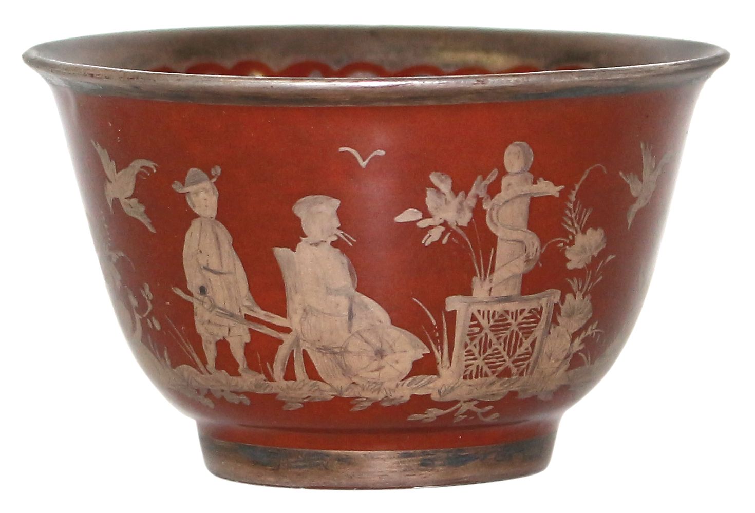 Große Abbildung Nr.1: 124-2197 Koppchen mit Chinoiserien: (Porzellan u. Keramik, Meissen)