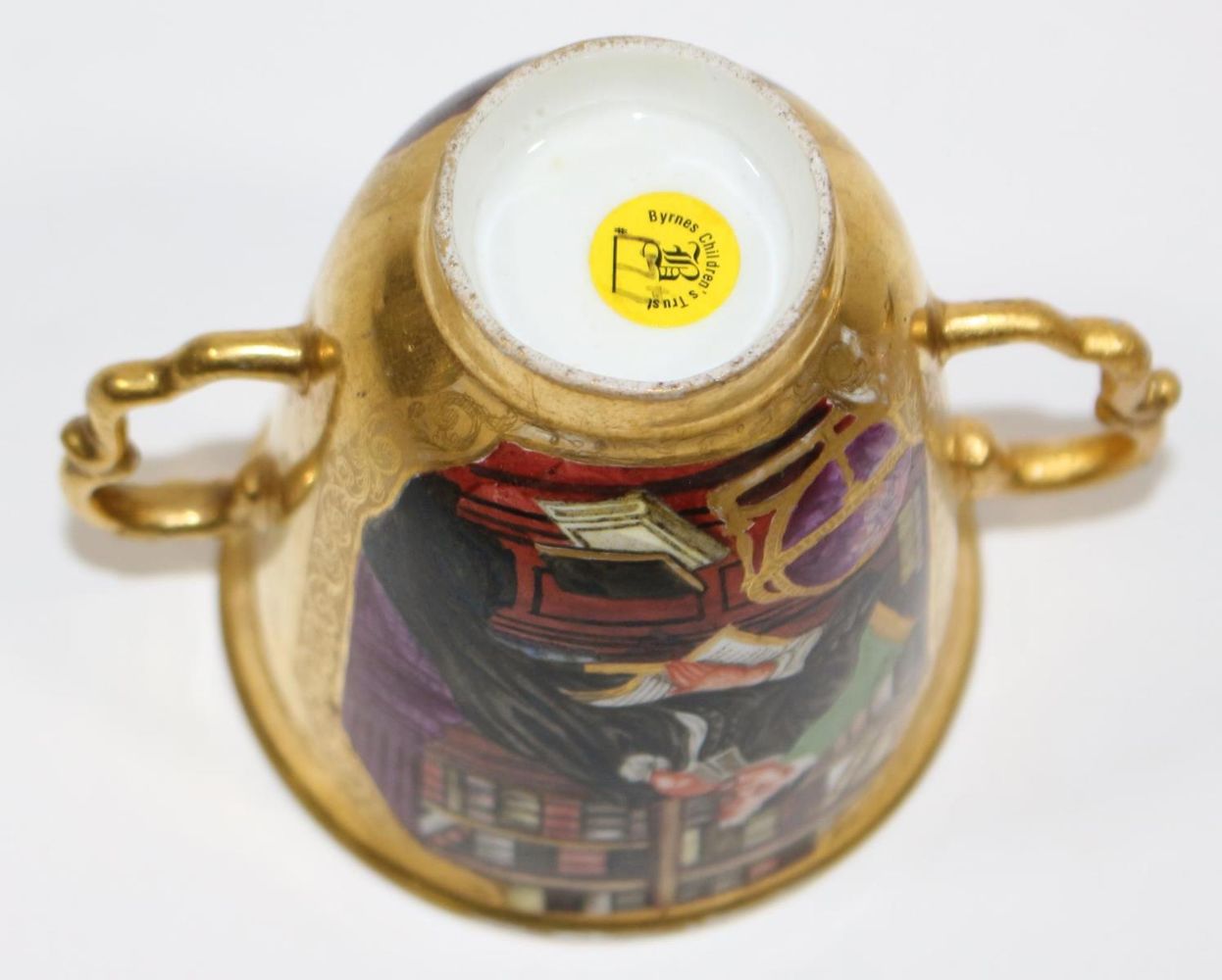 Große Abbildung Nr.5: 124-2198 Meissen Doppelhenkeltasse: (Porzellan u. Keramik, Meissen)