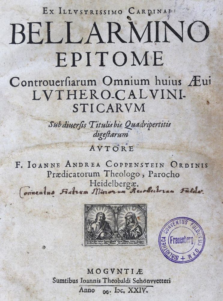 Große Abbildung Nr.1: 124-22 Coppenstein,J.A.: (Bellarmino)