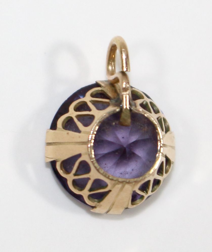 Große Abbildung Nr.2: 124-2212 Amethystanhänger in: (Schmuck, Anhänger)