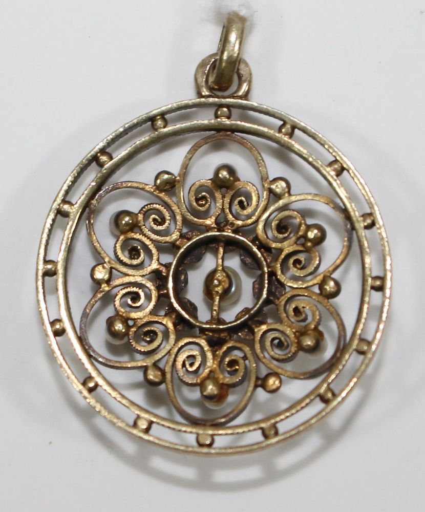 Große Abbildung Nr.2: 124-2213 Anhänger um 1890.: (Schmuck, Anhänger)