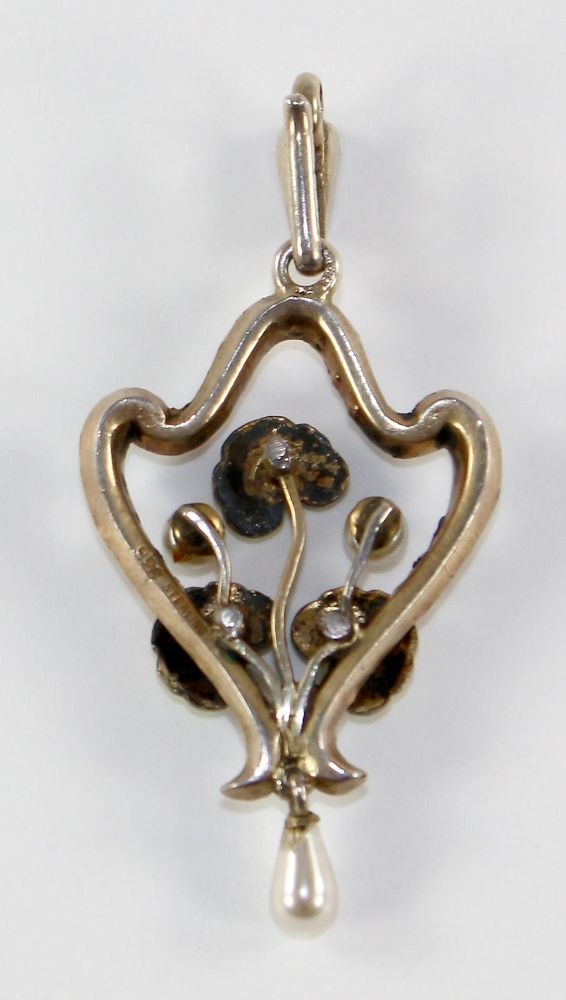 Große Abbildung Nr.2: 124-2219 Jugendstilanhänger.: (Schmuck, Anhänger)