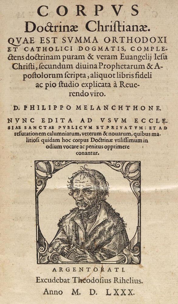 Große Abbildung Nr.1: 124-222 Melanchthon,P.: (Alte Drucke, Handschriften und Theologie)