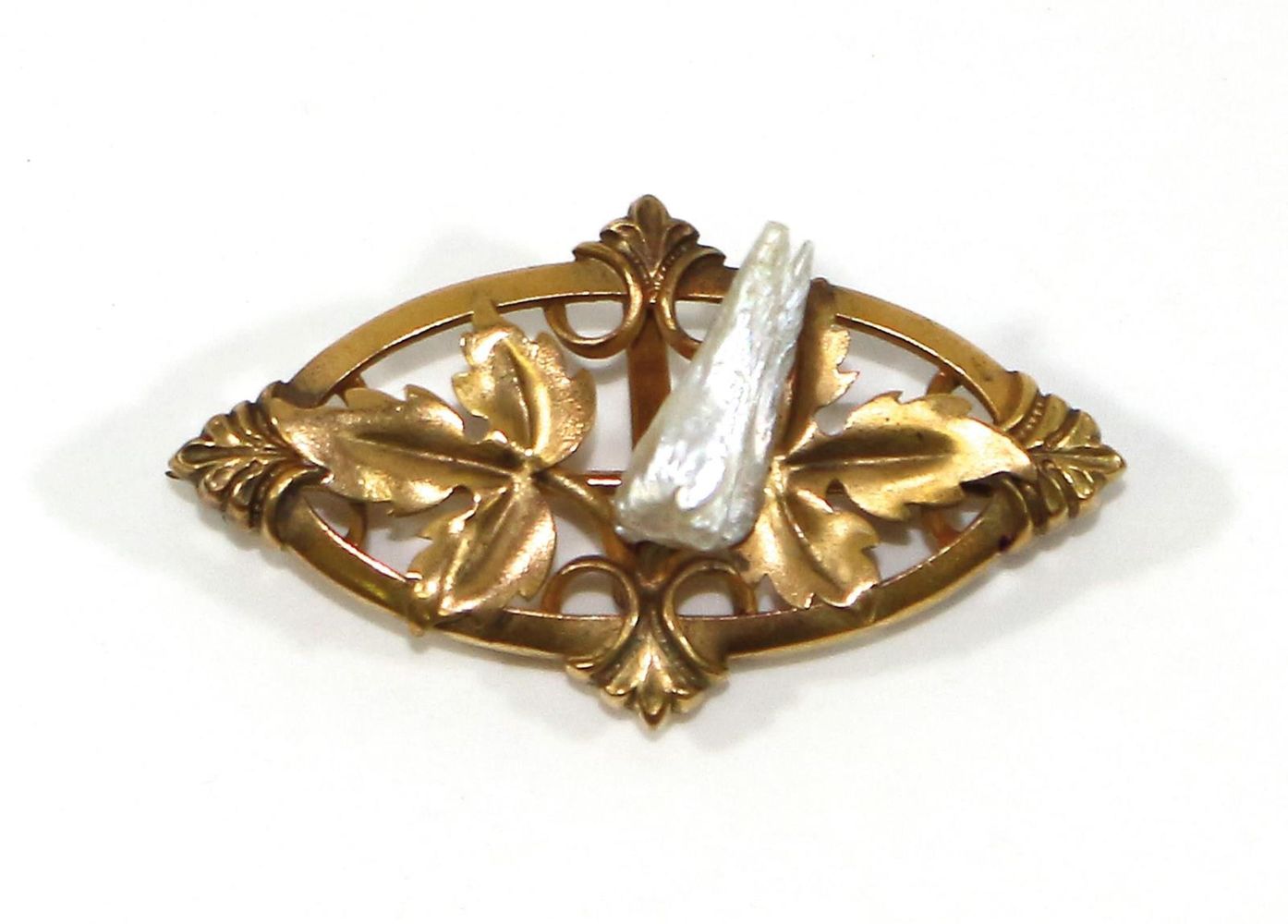 Große Abbildung Nr.1: 124-2222 Jugendstil Broschhänger: (Schmuck, Anhänger)