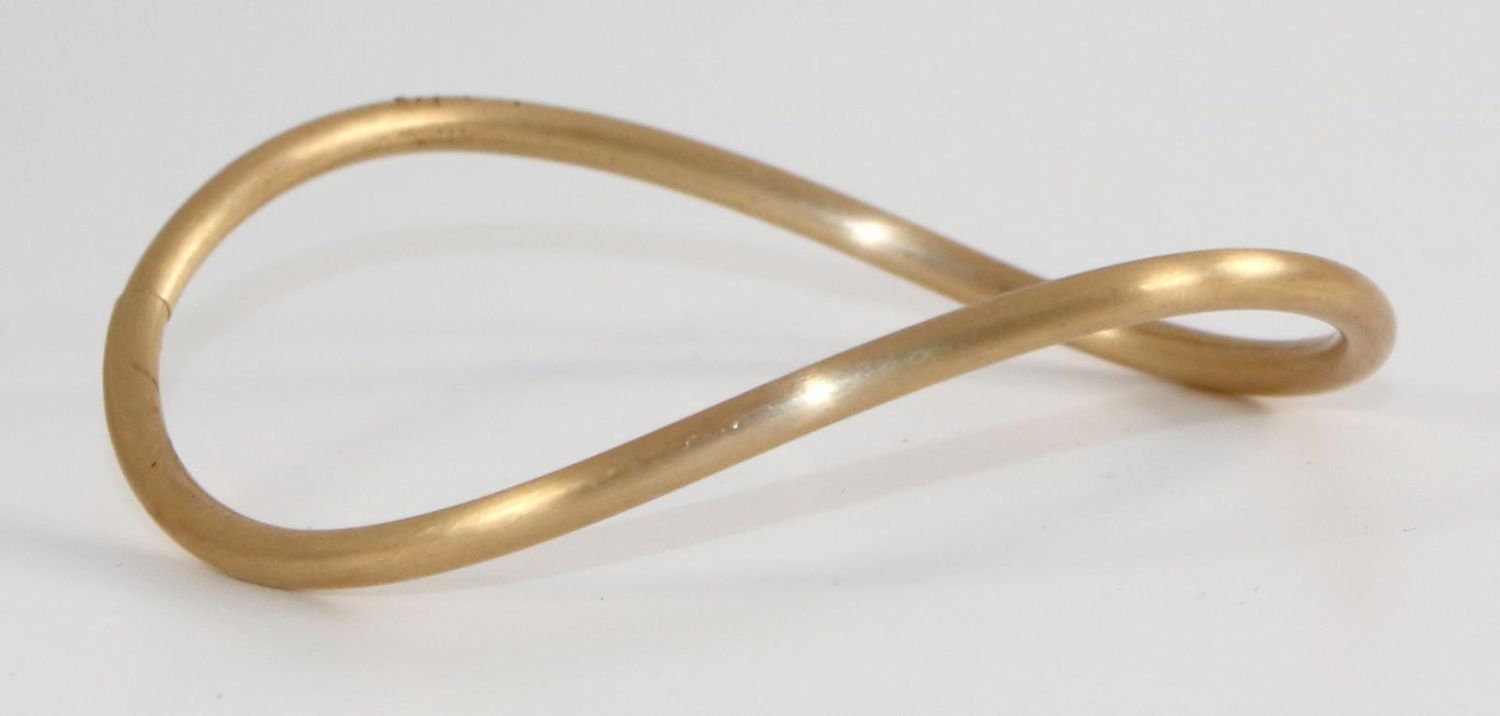Große Abbildung Nr.2: 124-2228 Armreif 750 GG Ellipse.: (Schmuck, Armreifen)