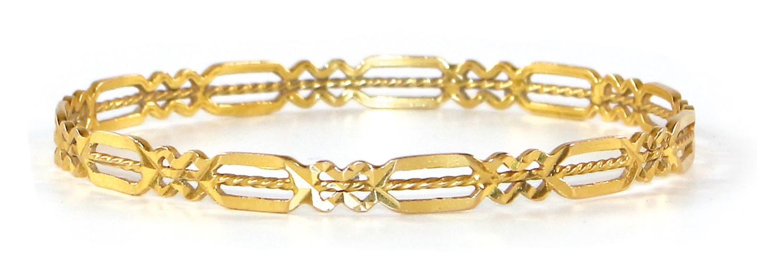 Große Abbildung Nr.1: 124-2229 Armreif GG.: (Schmuck, Armreifen)