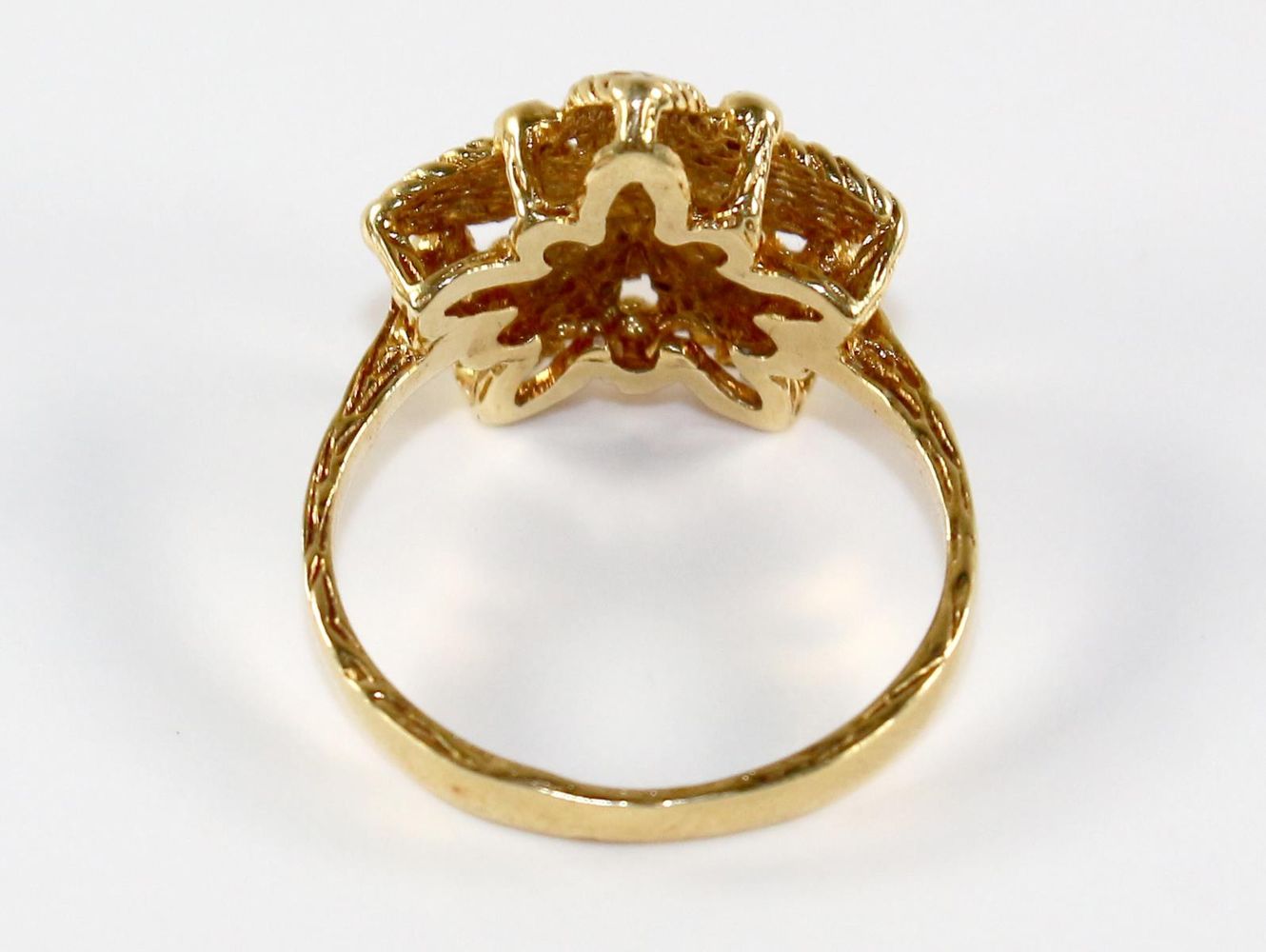 Große Abbildung Nr.2: 124-2274 750 GG Damenring.: (Schmuck, Ringe)