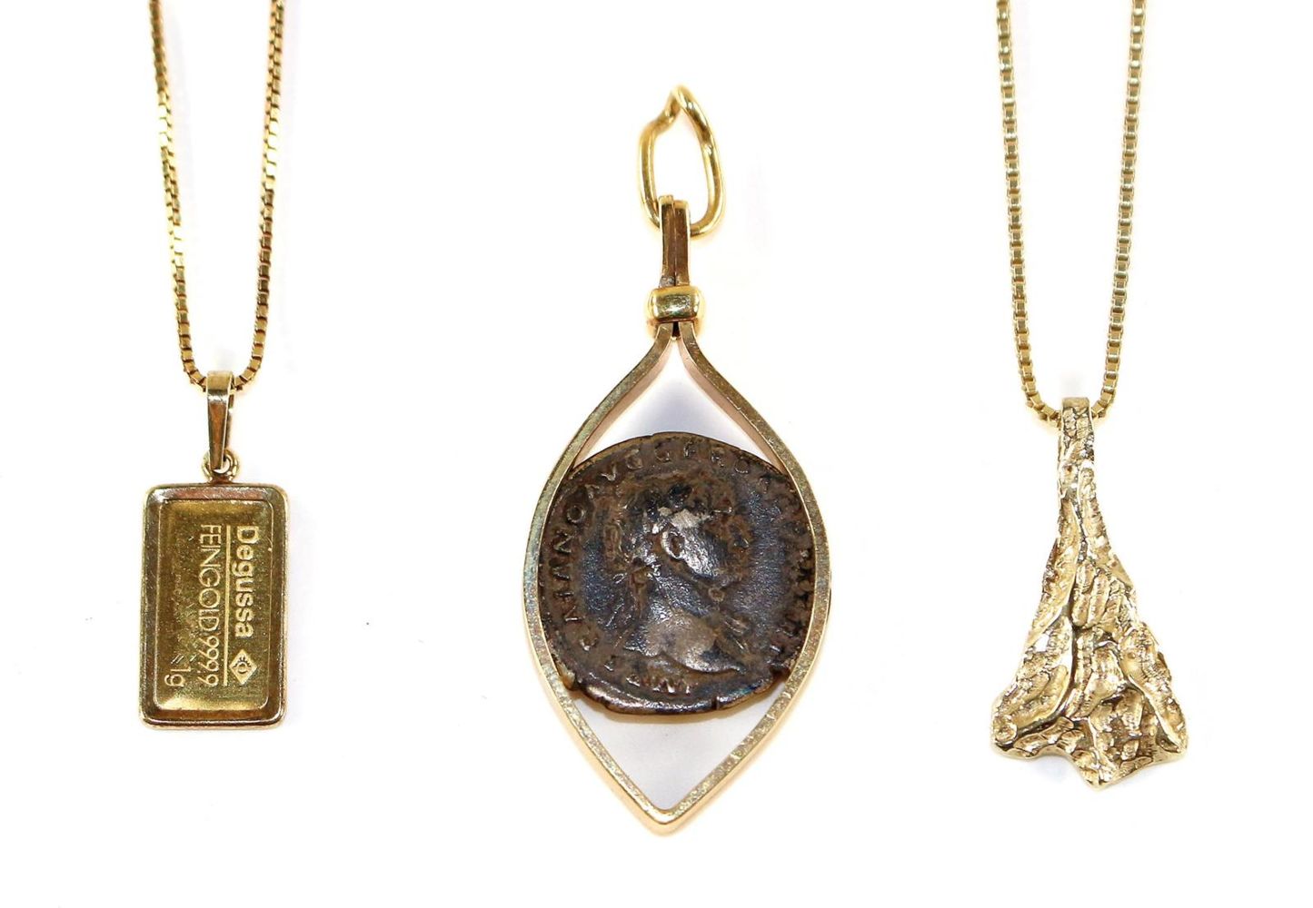 Große Abbildung Nr.1: 124-2286 Schmuckkonvolut Gold, Silber: (Schmuck, Sammlungen)