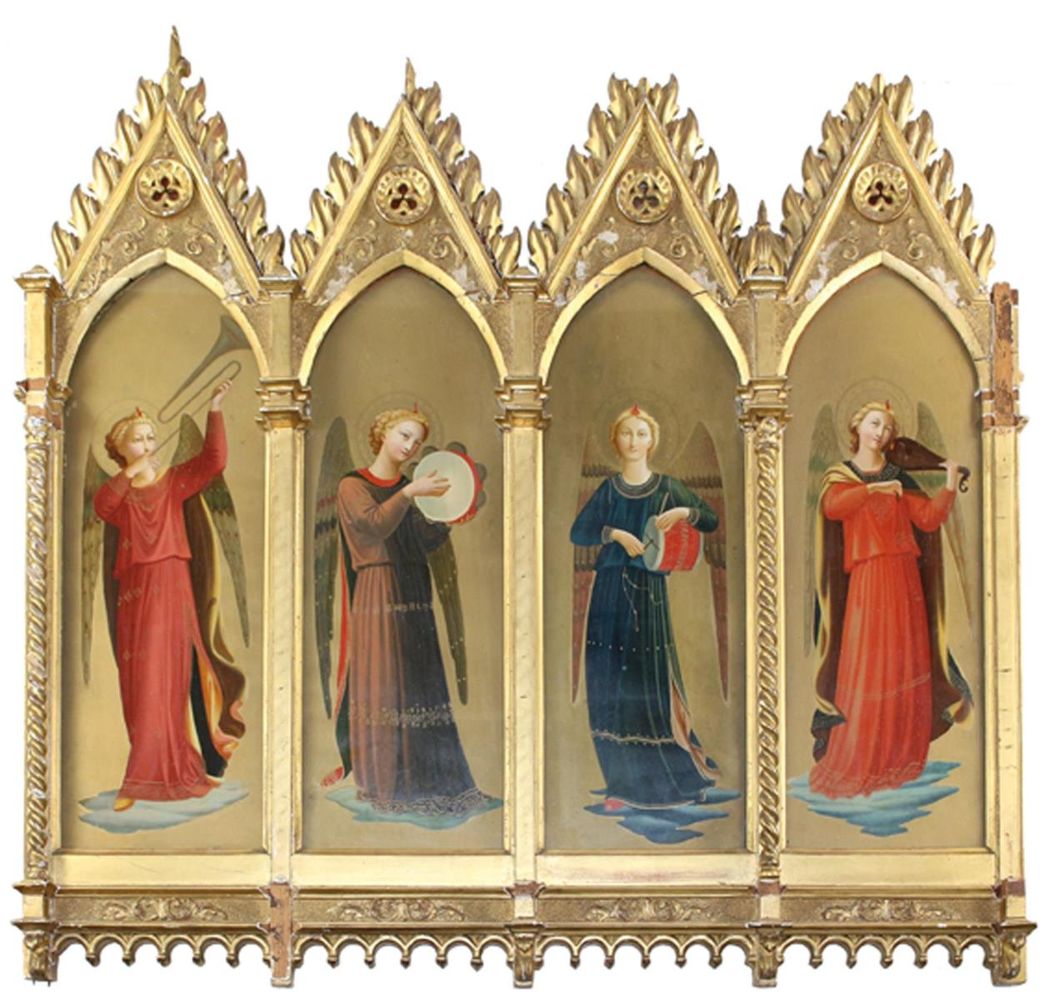 Große Abbildung Nr.1: 124-2383 Tabernakelrahmen: (Volkskunst)