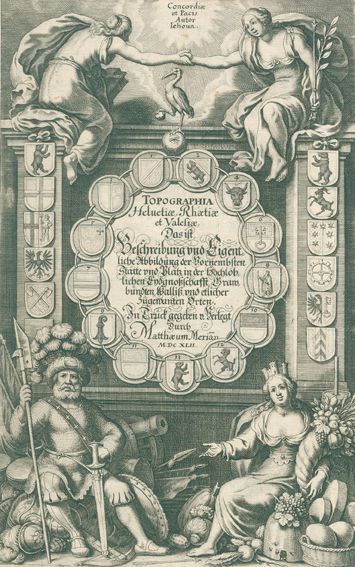 Große Abbildung Nr.11: 124-239 (Zeiller,M.).: (Merian, Schweiz)