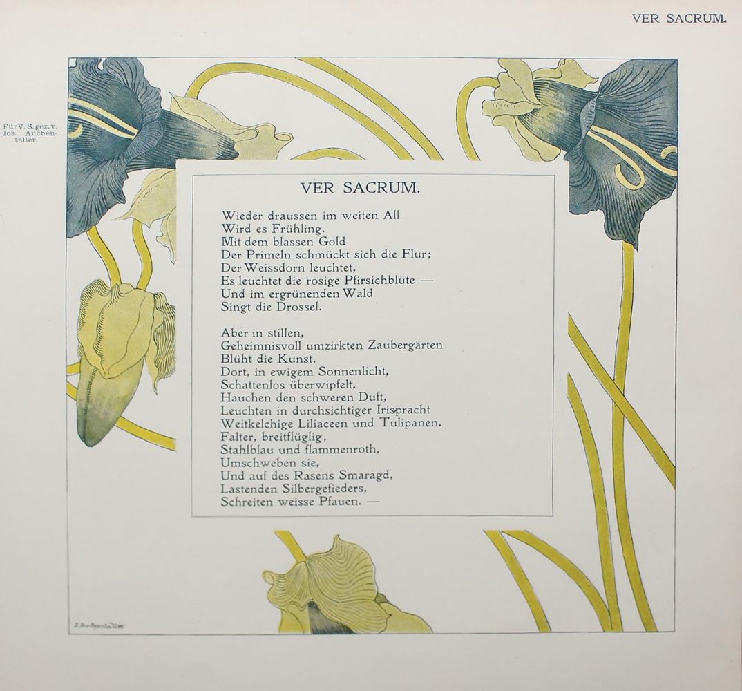 Große Abbildung Nr.2: 124-2487 Sammlung: (Varia, Jugendstil)