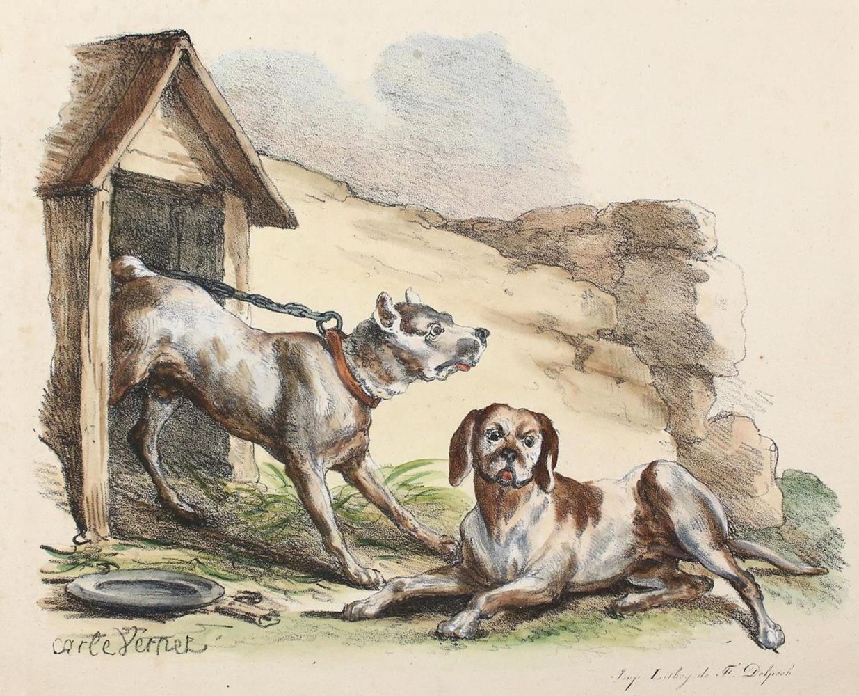 Große Abbildung Nr.5: 124-2504 Delpech, Francois-Séraphin: (Varia, Kynologie)