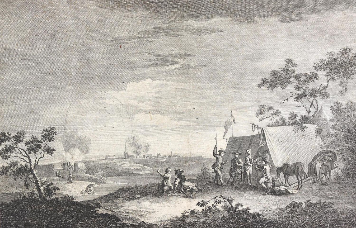 Große Abbildung Nr.1: 124-2513 Belagerung.: (Varia, Militaria)