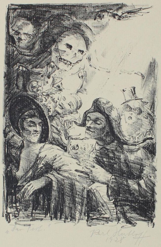 Große Abbildung Nr.1: 124-2576 Hutloff, Karl: (Varia, Totentanz)