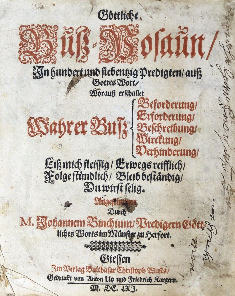 Große Abbildung Nr.1: 124-258 Mutreich,M.: (Alte Drucke, Handschriften und Theologie)