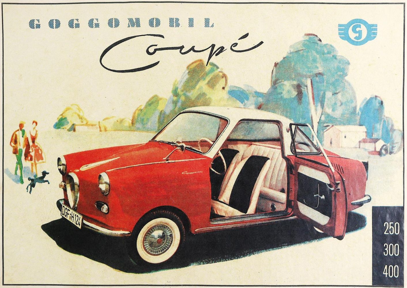 Große Abbildung Nr.2: 124-2580 Sammlung: (Varia, Werbung, Auto)