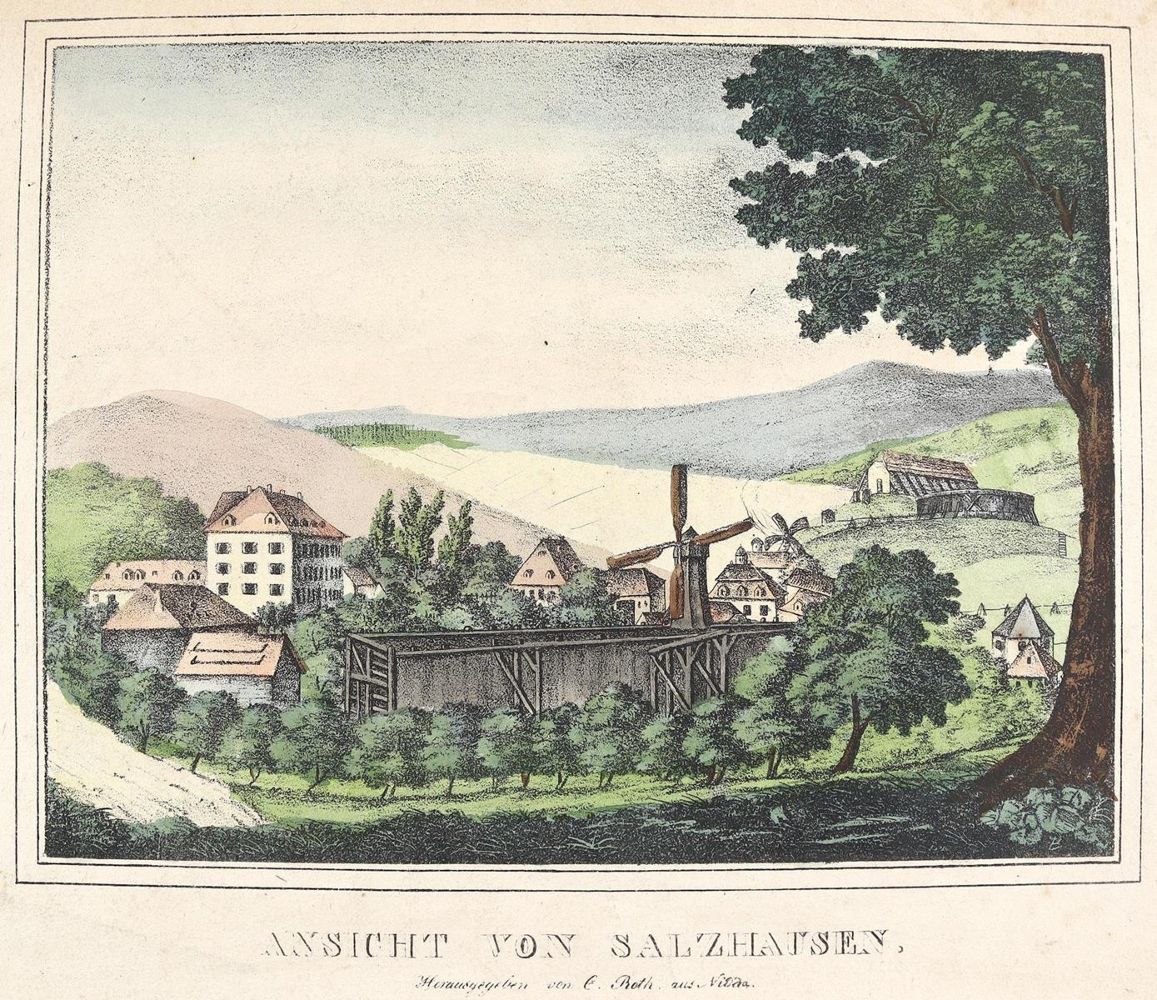 Große Abbildung Nr.1: 124-2640 Nidda. Bad Salzhausen.: (Deutschland)