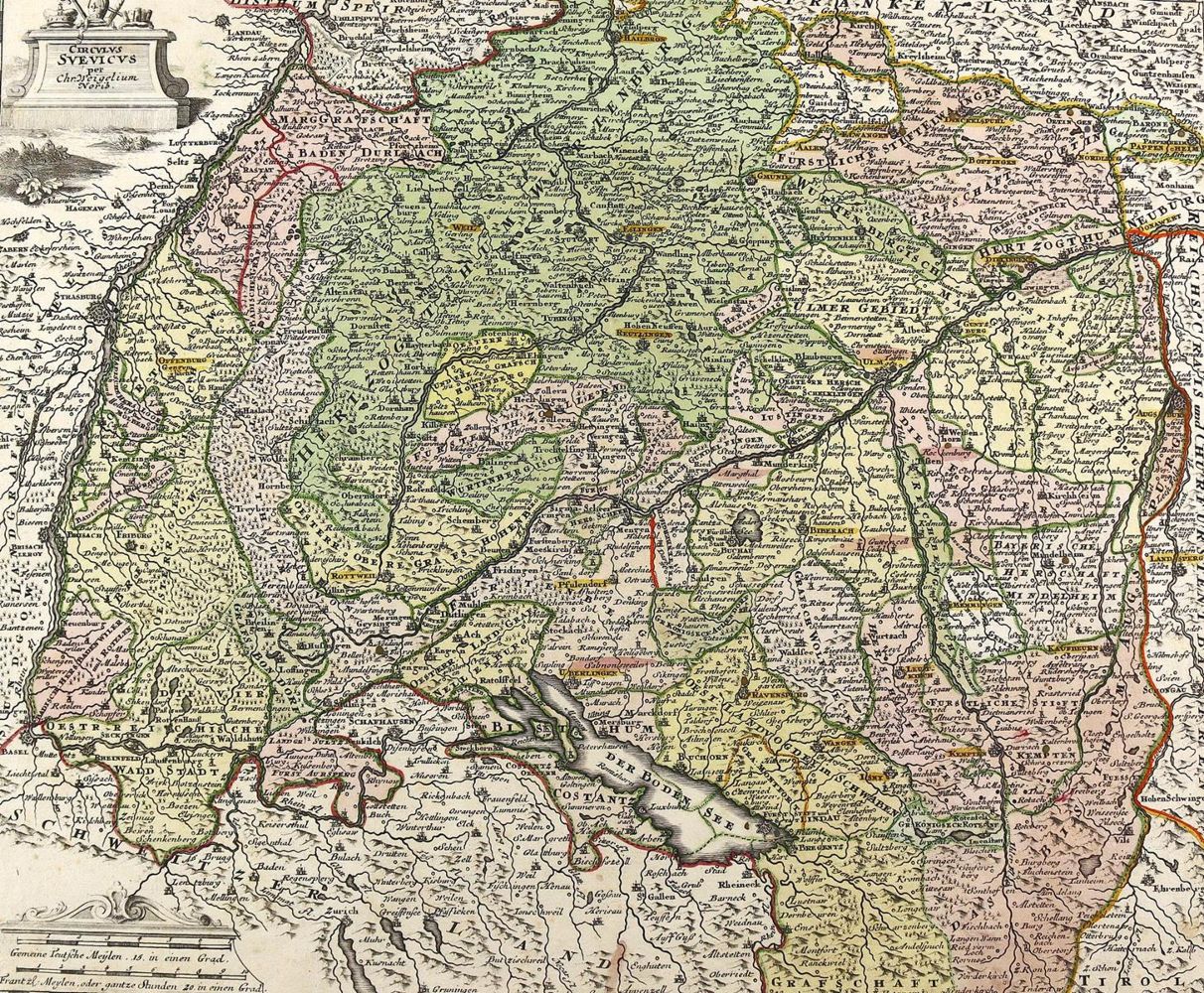 Große Abbildung Nr.1: 124-2657 Schwaben.: (Deutschland)