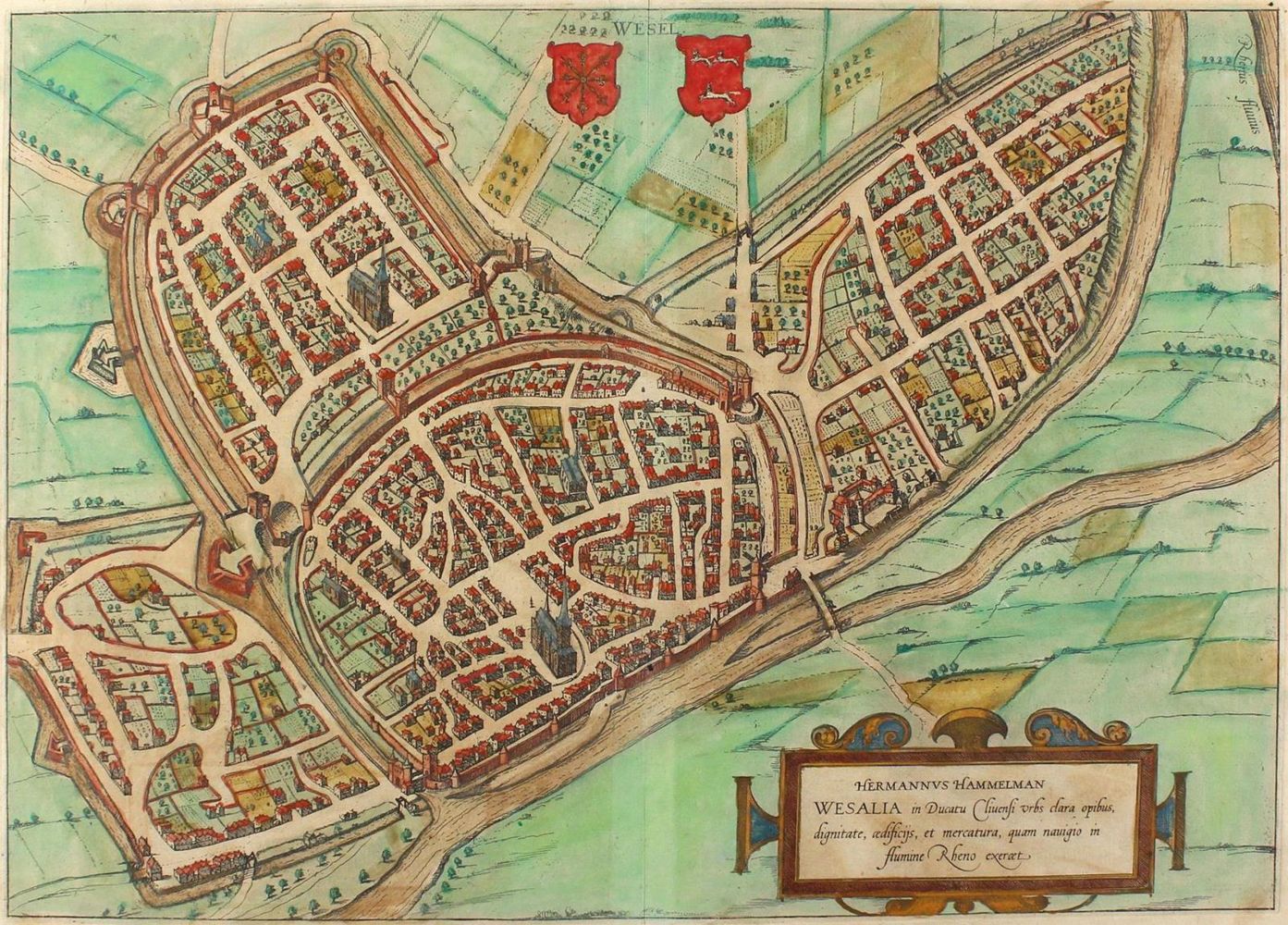 Große Abbildung Nr.1: 124-2673 Wesel.: (Deutschland)