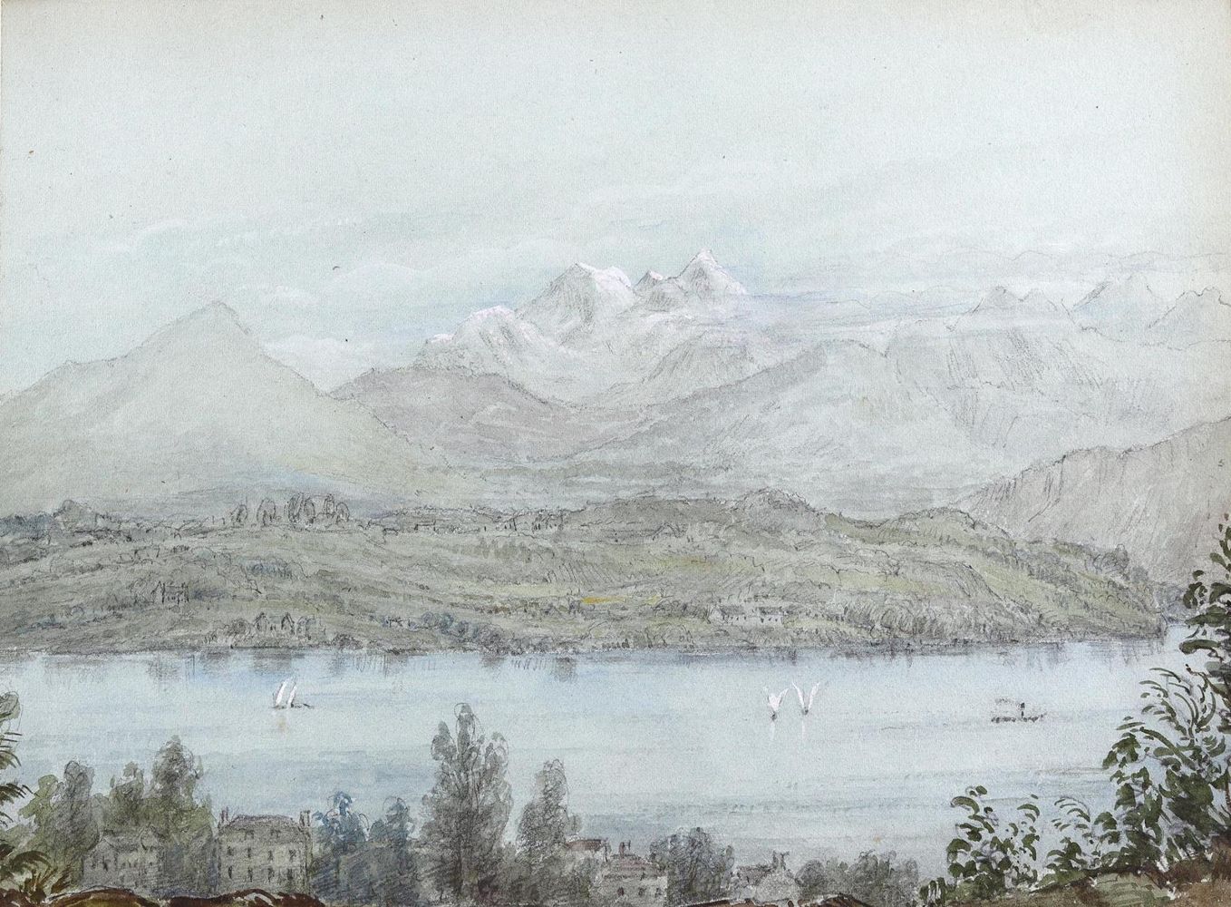 Große Abbildung Nr.1: 124-2796 Genfer See.: (Ausland, Schweiz)