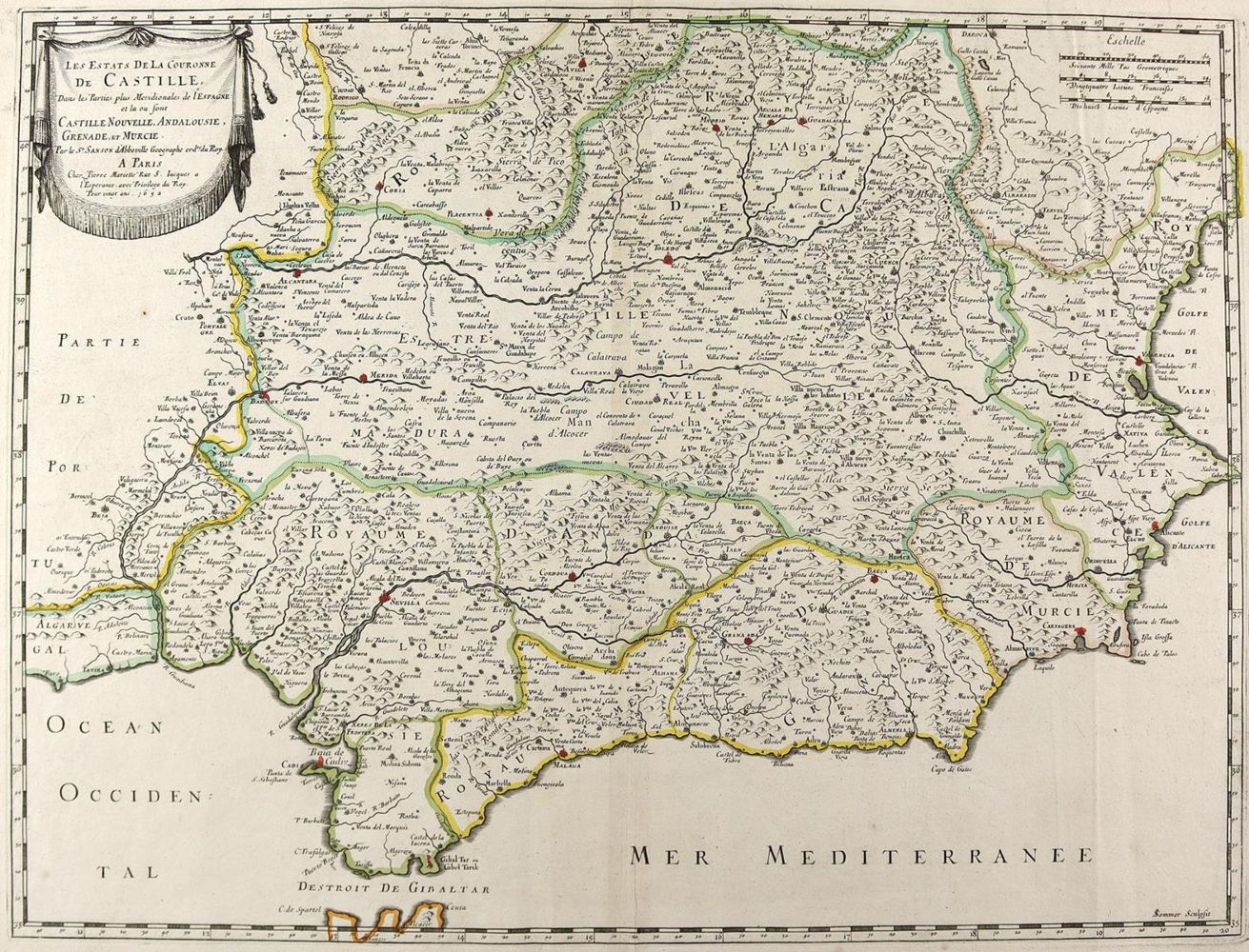 Große Abbildung Nr.3: 124-2810 Hispaniae antiquae tabula.: (Ausland, Spanien)