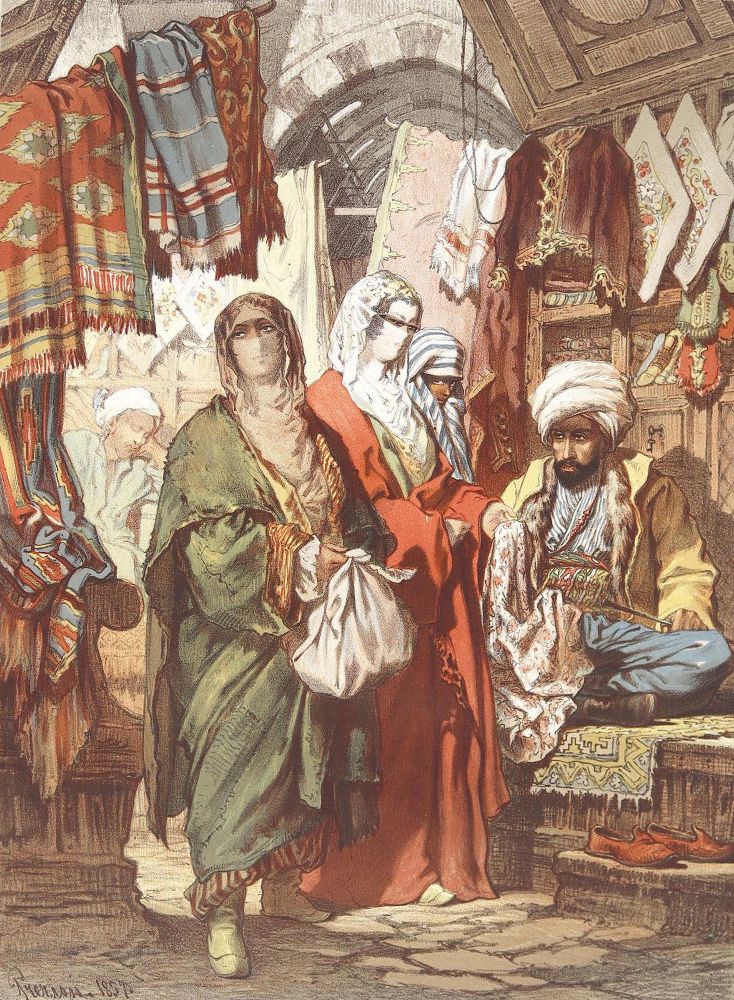 Große Abbildung Nr.1: 124-2832 Seidenbazar.: (Ausland, Türkei)