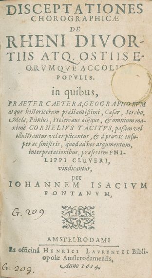 Große Abbildung Nr.1: 124-285 Pontanus,J.I.: (Alte Drucke, Handschriften und Theologie)