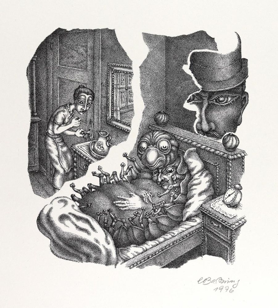 Große Abbildung Nr.3: 124-2905 Bartning, Carl Otto: (Künstlergraphik)