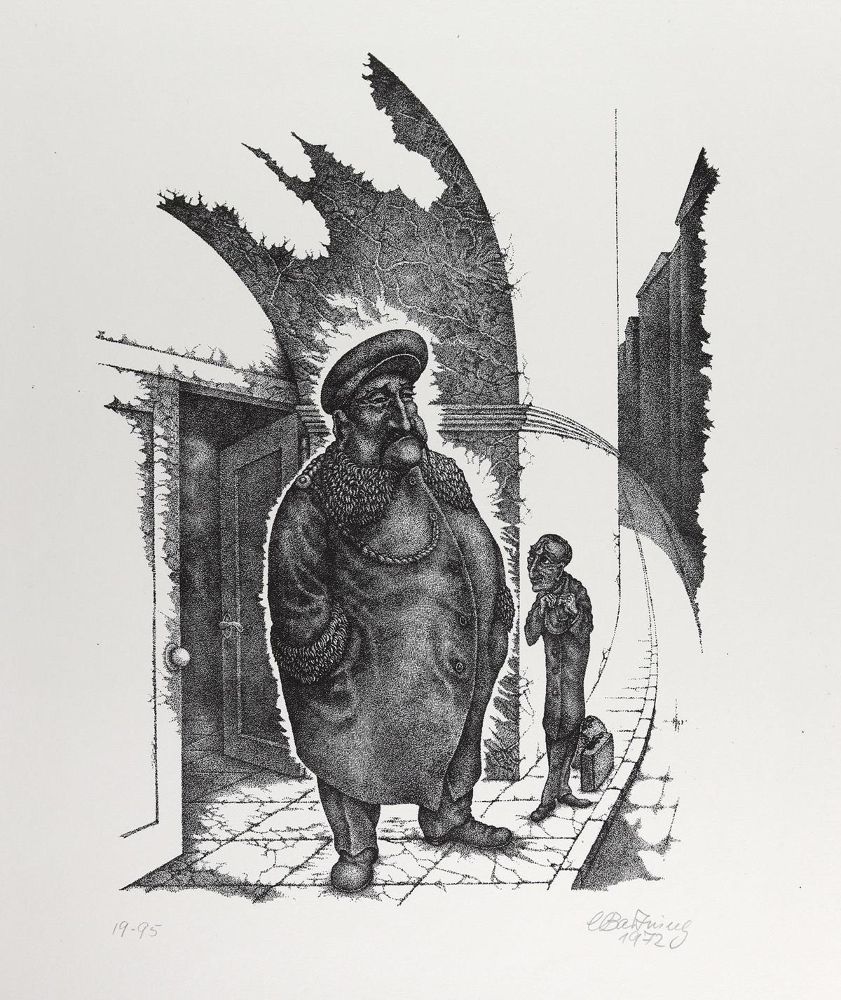 Große Abbildung Nr.4: 124-2905 Bartning, Carl Otto: (Künstlergraphik)