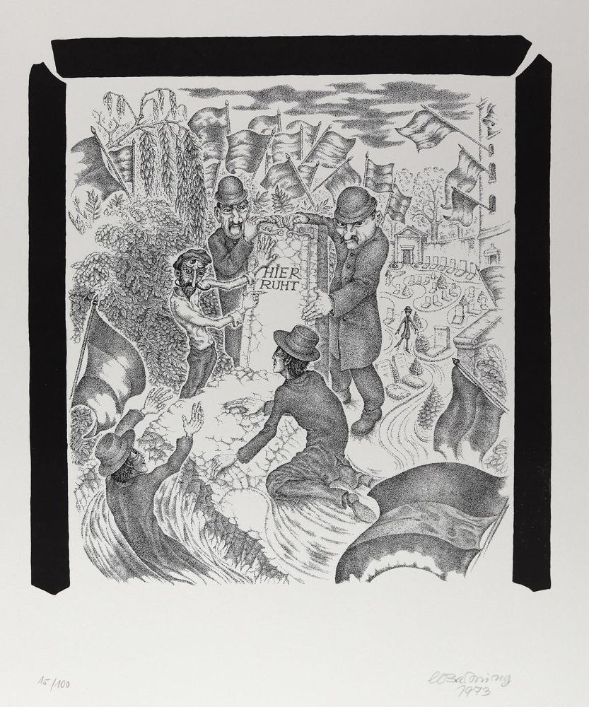 Große Abbildung Nr.7: 124-2905 Bartning, Carl Otto: (Künstlergraphik)