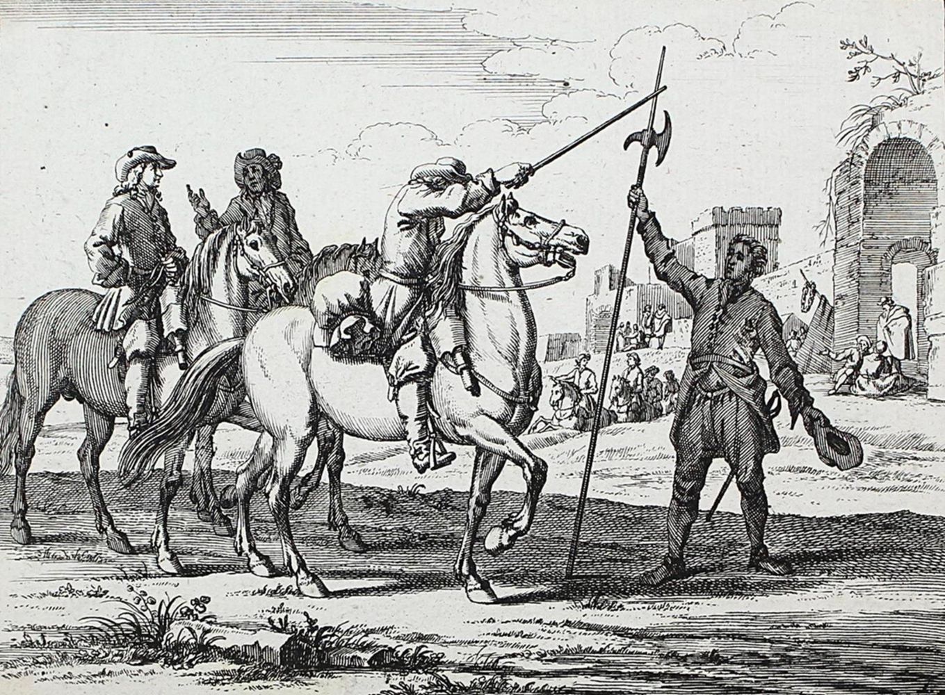 Große Abbildung Nr.1: 124-2963 Bodenehr, Georg Conrad: (Künstlergraphik)