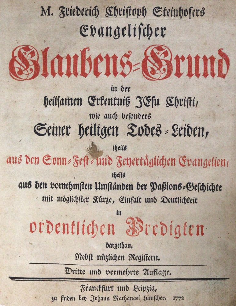Große Abbildung Nr.2: 124-304 Sammlung: (Alte Drucke, Handschriften und Theologie)